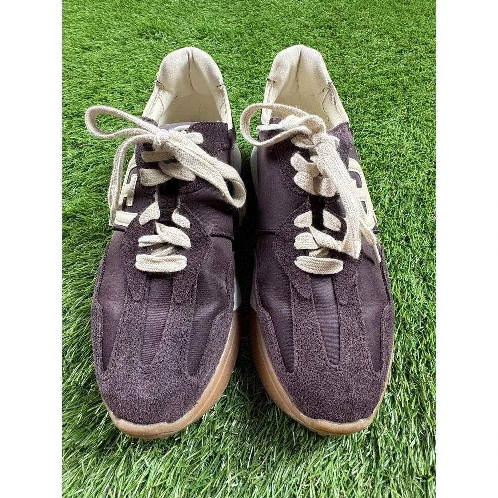 Women's Sam Edelman Langley Lace-Up Sneakers Brown, White Size 7
